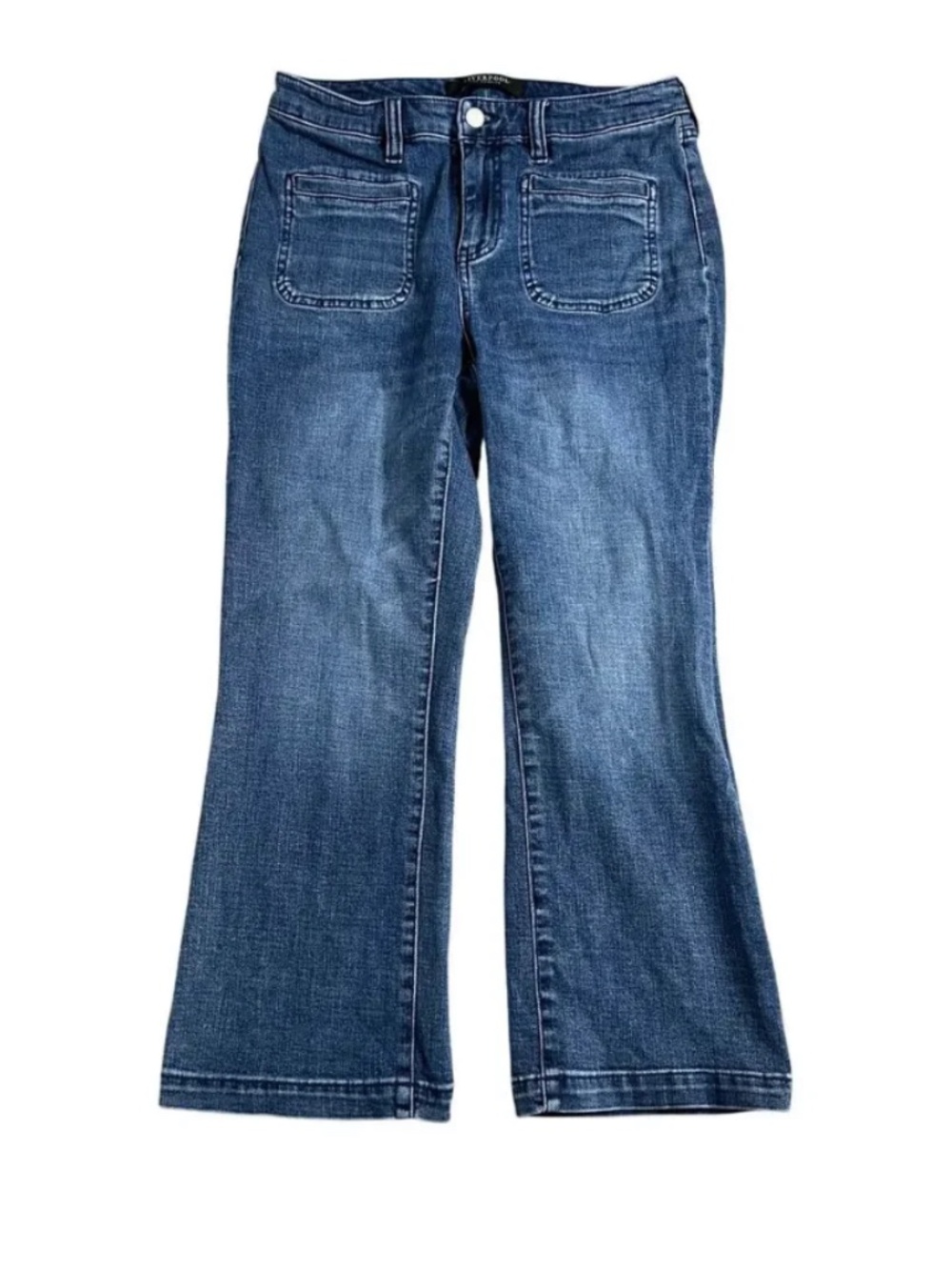 Liverpool Los Angeles Hannah Crop Flare Jeans Size 27